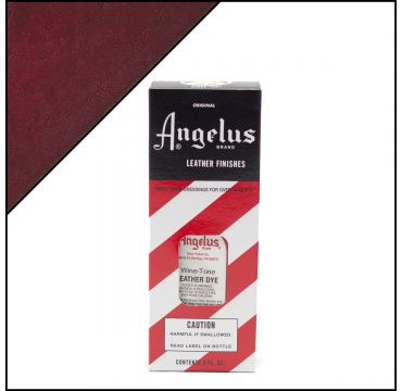 Tinte para cuero de Angelus, rojo vino 88 ml