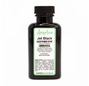 Angelus Jet Black Low VOC Leather Dye 88ml